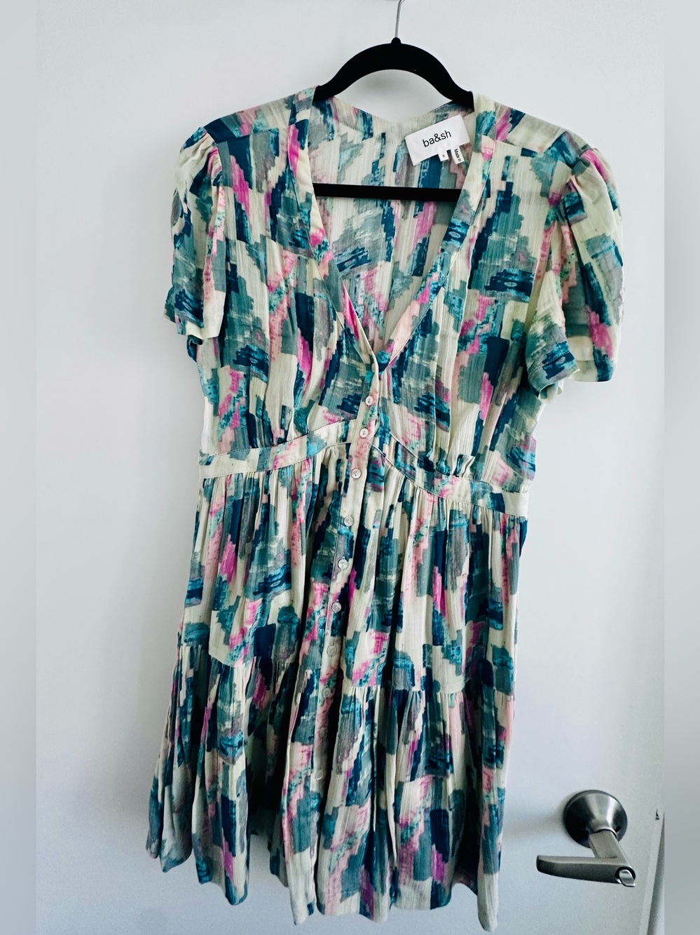ba&sh Talita Dress in Teal